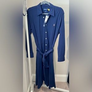 Ralph Lauren Poll shirtdress navy XL